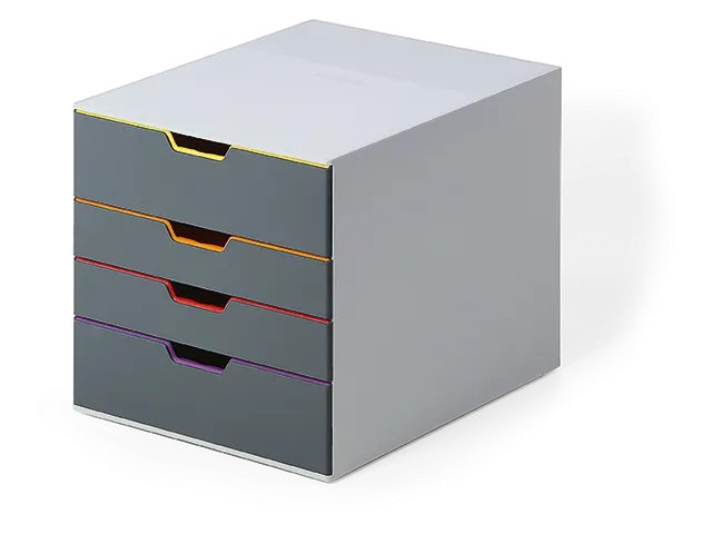 DURABLE 760427 DURABLE Varicolor 4 drawer boxes