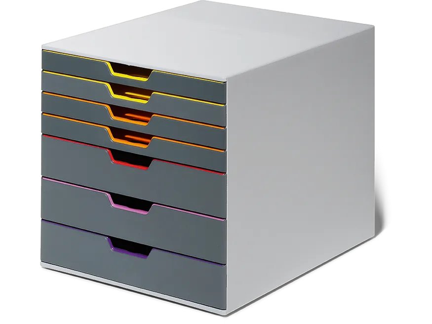 [903575440008] DURABLE 760727 DURABLE Varicolor 7 drawer boxes