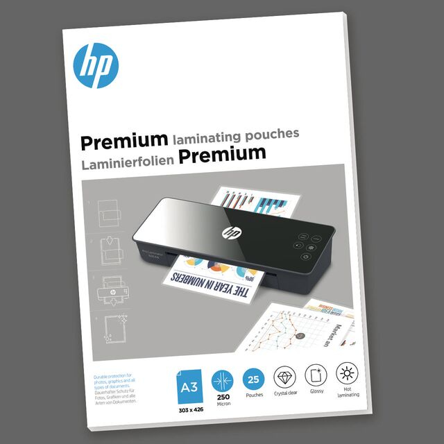 [908025440013] HP 9128 laminatorzak 25 stuk(s)