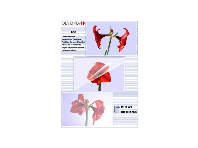 [908046440003] OLYMPIA 9167 OLYMPIA LAMINATING POUCHES A5
