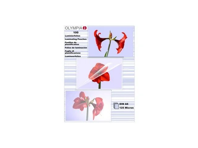 [908046440007] OLYMPIA 9178 OLYMPIA LAMINATING POUCHES A6