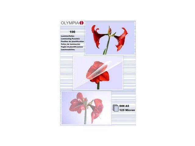 [908046440008] OLYMPIA 9177 OLYMPIA LAMINATING POUCHES A5