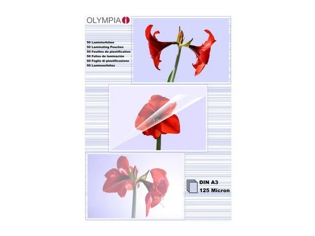 [908046440010] OLYMPIA 9175 OLYMPIA LAMINATING POUCHES A3
