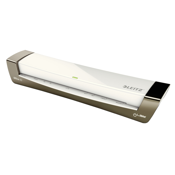 [908670440001] Leitz iLAM Laminator Office A3 Warme lamineermachine 400 mm/min Zilver, Wit