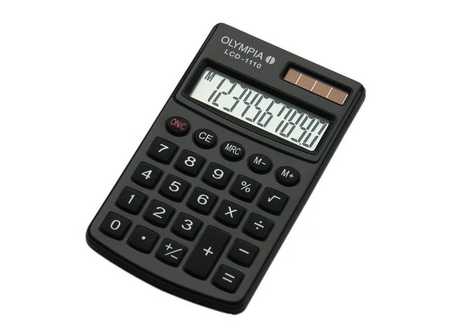 OLYMPIA OLYMPIA LCD1110 CALCULATOR BLACK