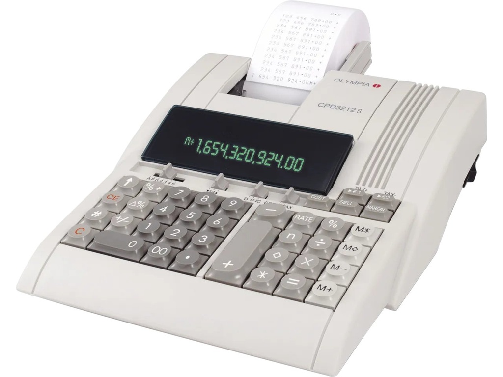 [910046440014] OLYMPIA OLYMPIA CPD3212T DESK CALCULATOT LGREY