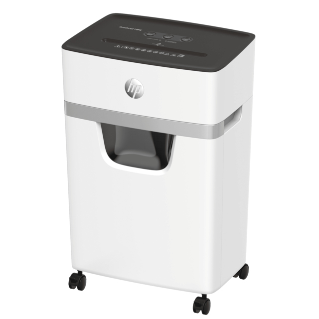 [912025440013] HP OneShred 10MC papiervernietiger Microversnippering 65 dB 22 cm Wit