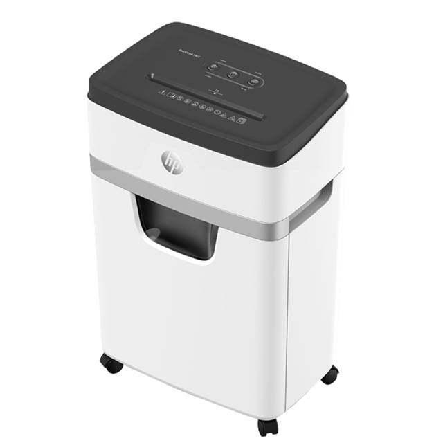 [912025440014] HP OneShred 18CC papiervernietiger Deeltjesversnippering 65 dB 22 cm Wit, Zwart