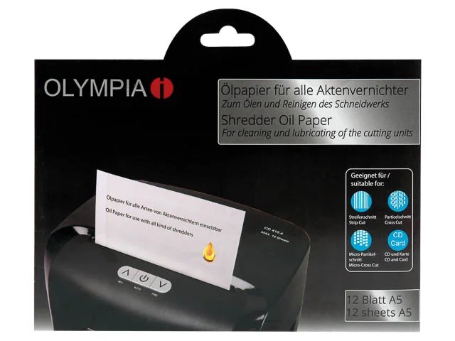 [912046440021] OLYMPIA 9130 OLYMPIA OIL PAPER A5