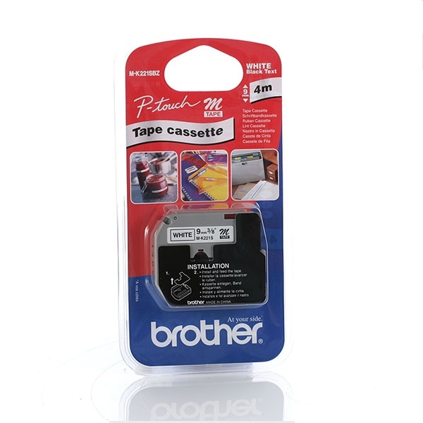[914005440481] Brother MK221SBZ Labelling Tape (9mm) labelprinter-tape M