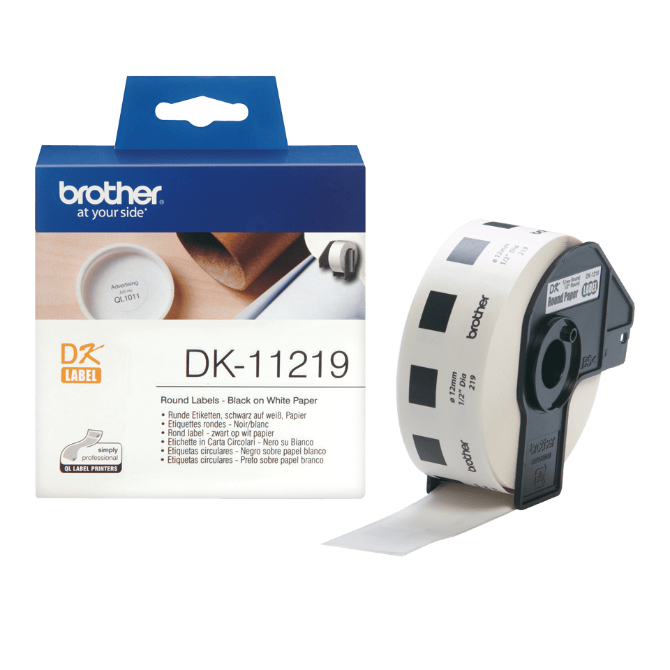 [914005440523] Brother DK-11219 printeretiket Wit