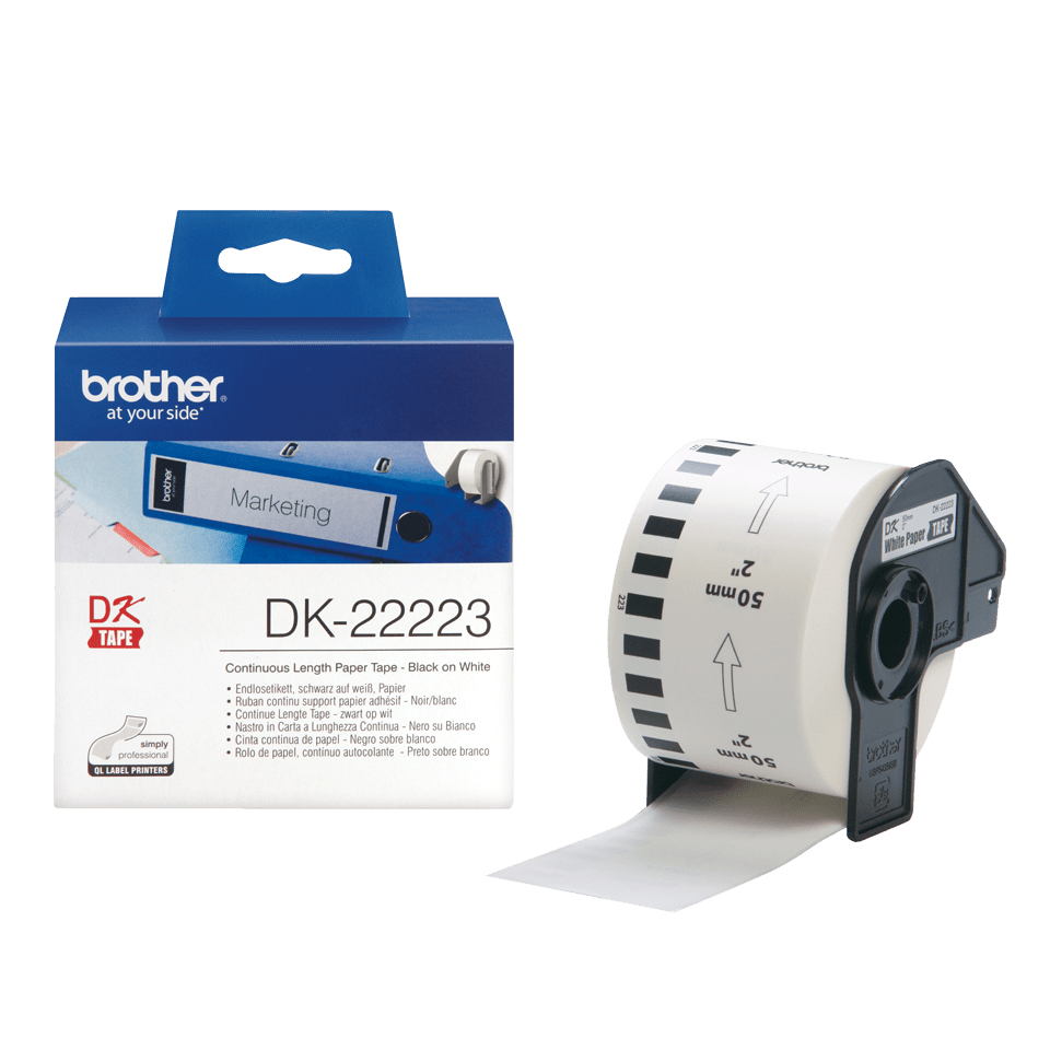 [914005440554] Brother DK-22223 printeretiket Wit