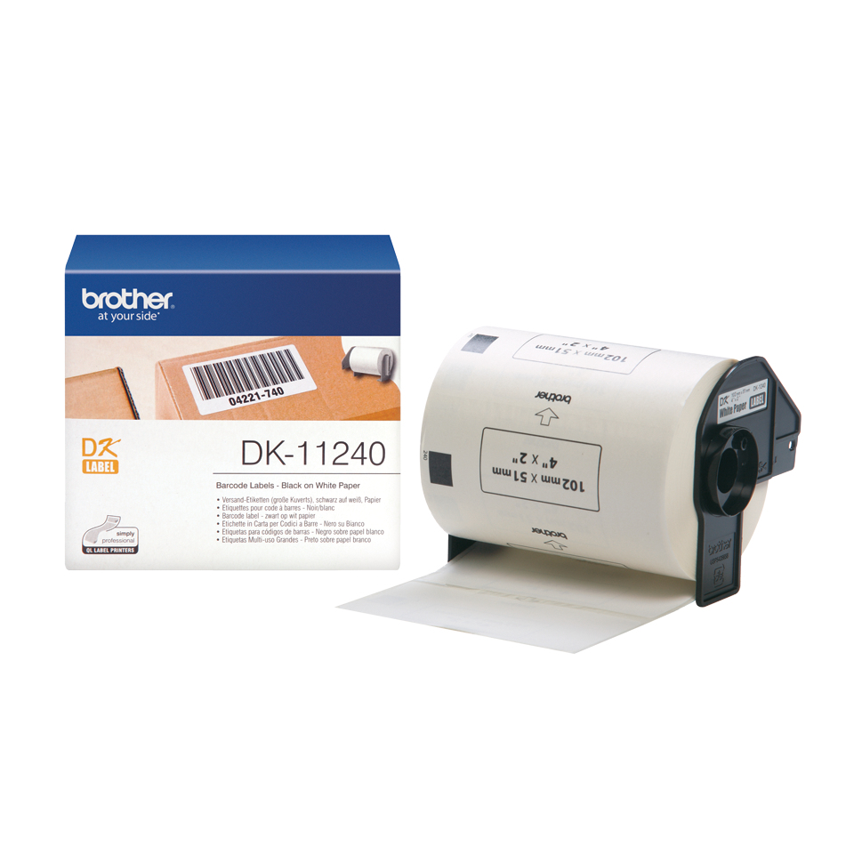 [914005440597] Brother DK-11240 printeretiket Wit