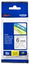 Brother TZE-111 labelprinter-tape Zwart op zilver