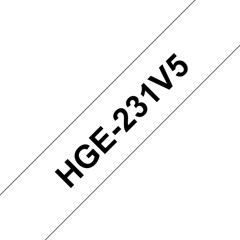 [914005440749] Brother HGE-231V5 labelprinter-tape