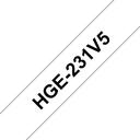 Brother HGE-231V5 labelprinter-tape