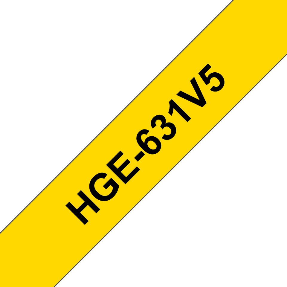 [914005440820] Brother HGE-631V5 labelprinter-tape