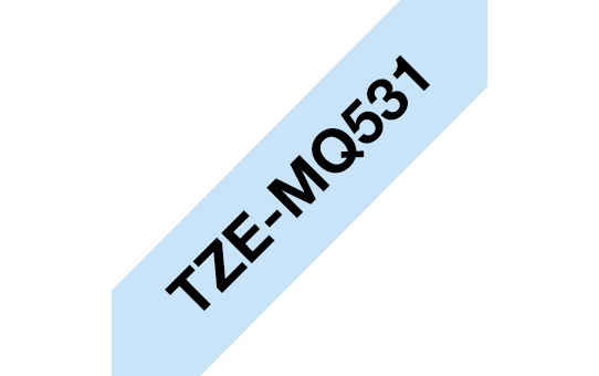 [914005440887] Brother TZEMQ531 labelprinter-tape Zwart op blauw TZe