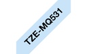 Brother TZEMQ531 labelprinter-tape Zwart op blauw TZe