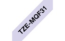 Brother TZE-MQF31 labelprinter-tape Zwart