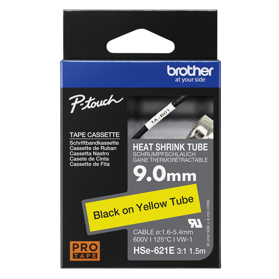 [914005440947] Brother HSE-621E labelprinter-tape