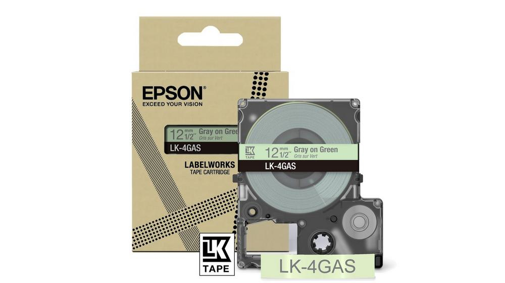 [914015440083] Epson LK-4GAS Grijs, Lichtgroen