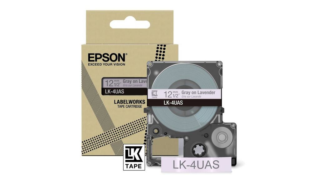 [914015440084] Epson LK-4UAS Grijs, Paars