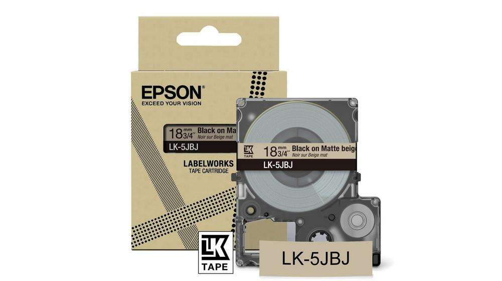 [914015440089] Epson LK-5JBJ Beige, Zwart