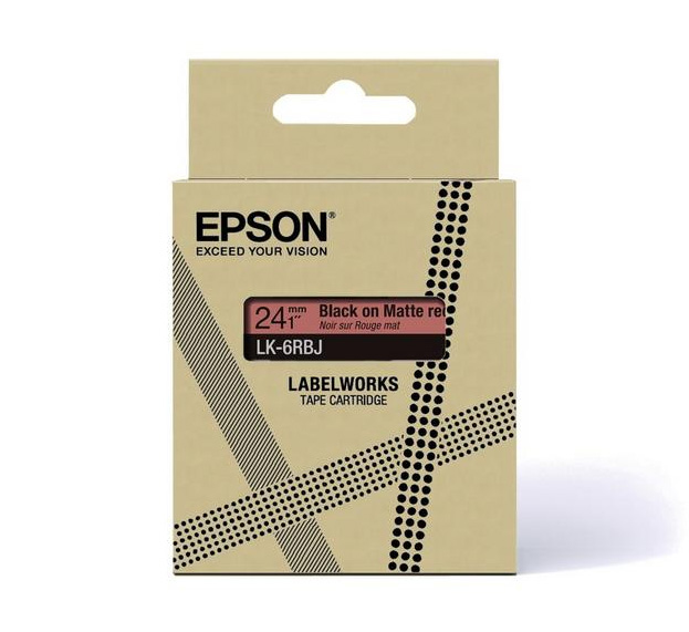 [914015440103] Epson C53S672072 printeretiket Zwart, Rood