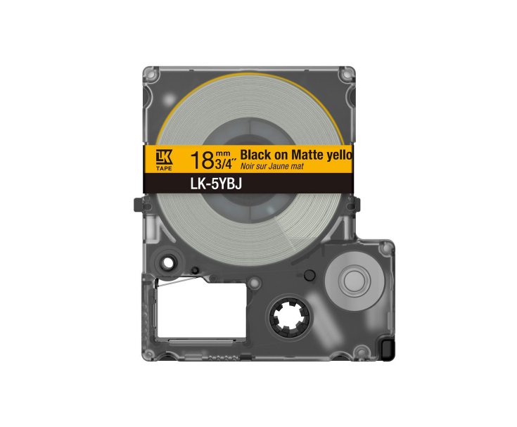 [914015440107] Epson C53S672075 labelprinter-tape Zwart op geel