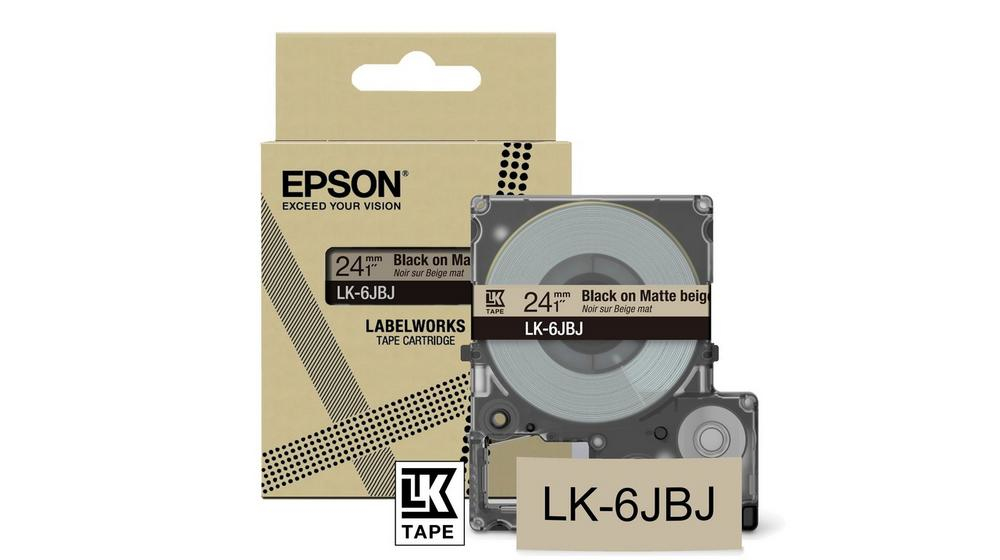 [914015440112] Epson LK-6JBJ Beige, Zwart