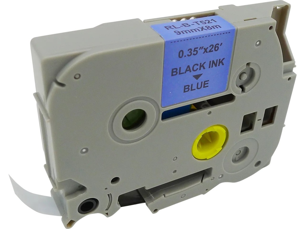 NEUTRAL NEUTRAL PTOUCH TZE521 9mm BLUE-BLACK