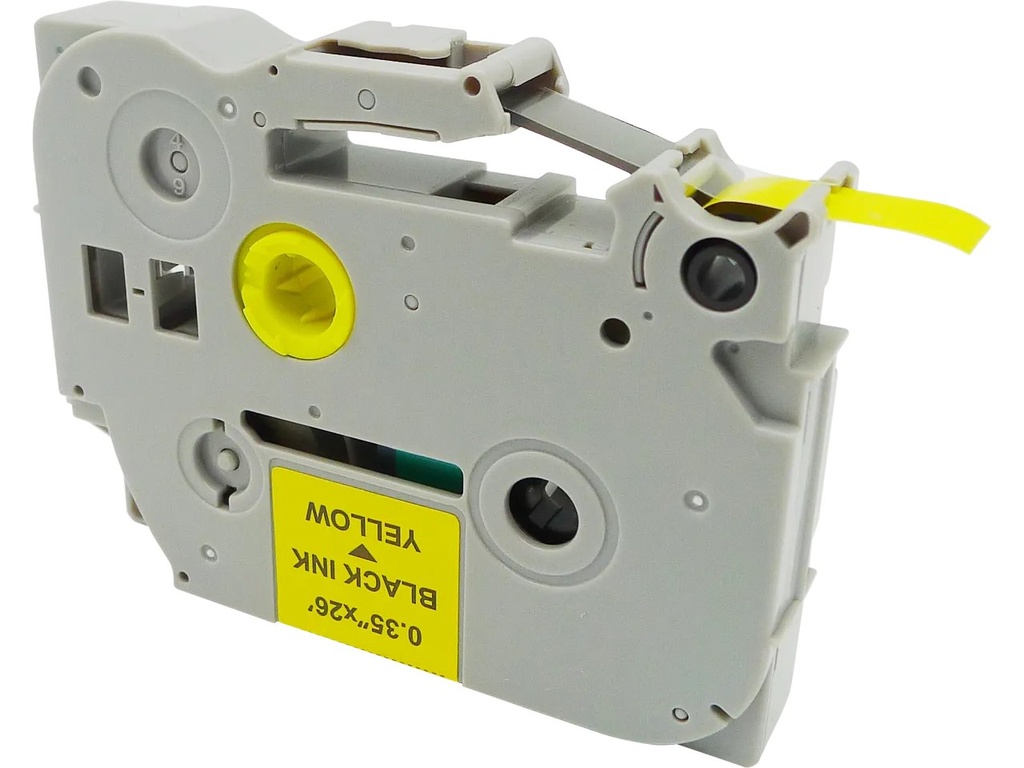 NEUTRAL NEUTRAL PTOUCH TZE621 9mm YELLOW-BLACK