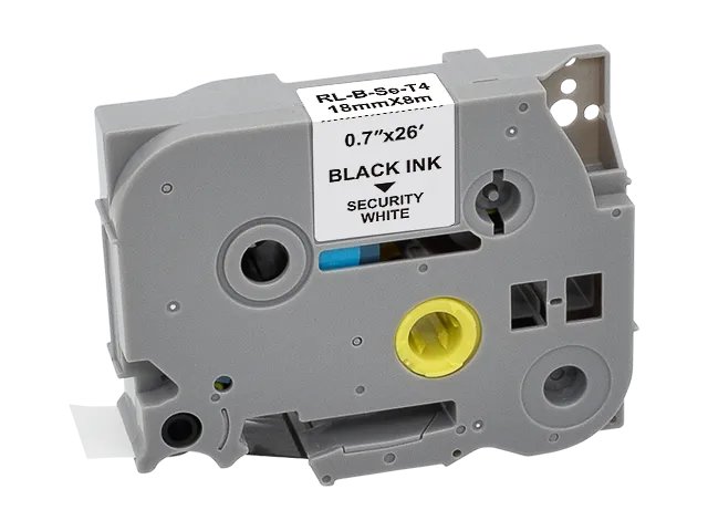 NEUTRAL NEUTRAL PTOUCH TZESE4/ 18mm WHITE-BLACK