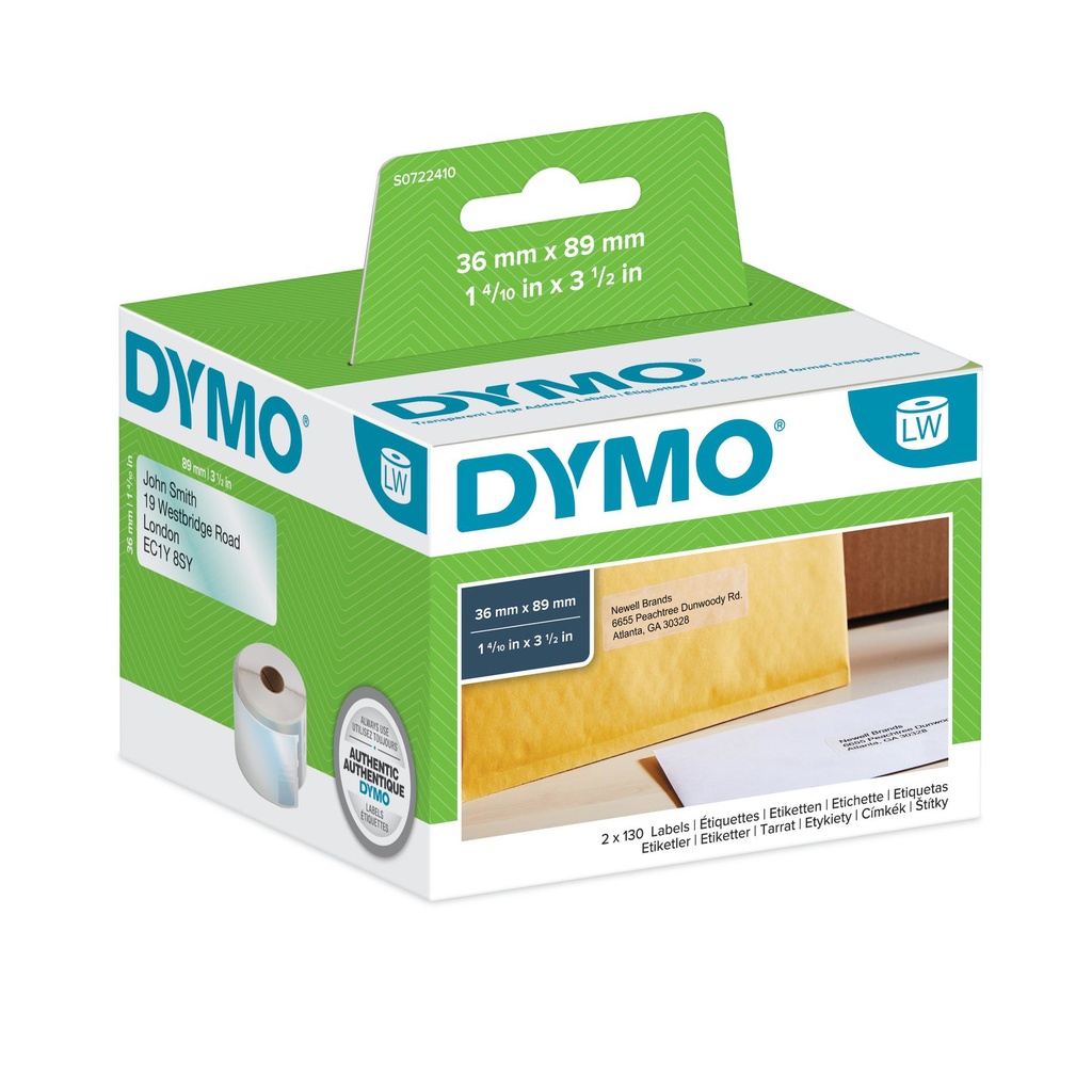 [914181440161] DYMO LW - Grote adreslabels - 36 x 89 mm - S0722410