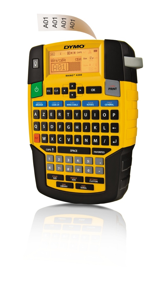 [914181440234] DYMO RHINO 4200 labelprinter AZERTY