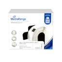 MediaRange ge Schriftband 29x90mm schwarz/weiß Brother DK-11201 400Stk