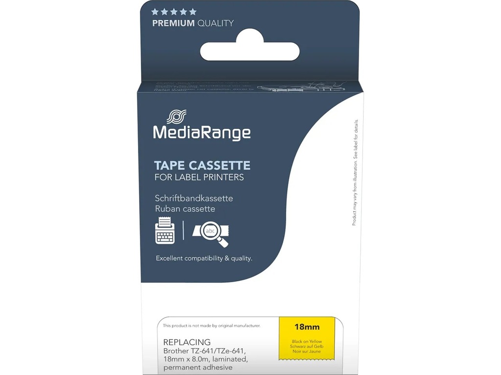 [914604440040] MediaRange MRBTZ641 printeretiket