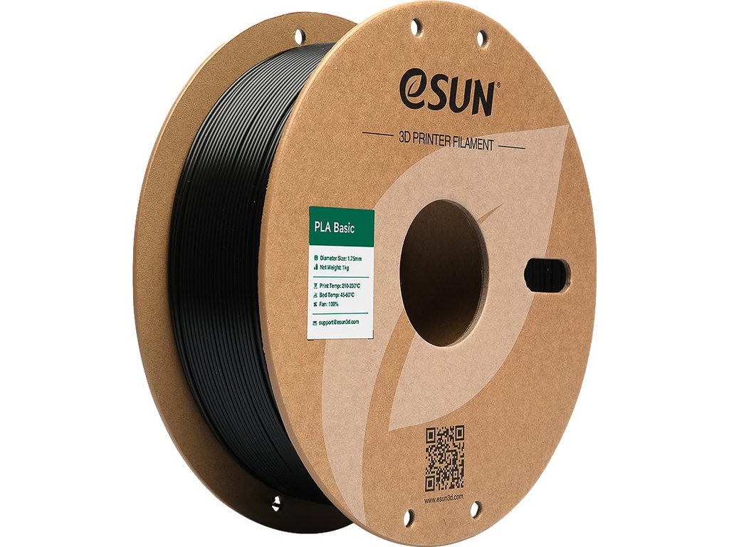 [109866440448] ESUN PLA BASIC 1,75mm BLACK 1kg