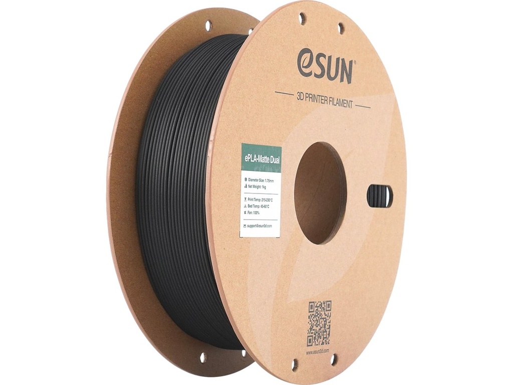 [109866440458] ESUN PLA MATTE DUAL 1,75mm BLACK WHITE 1kg
