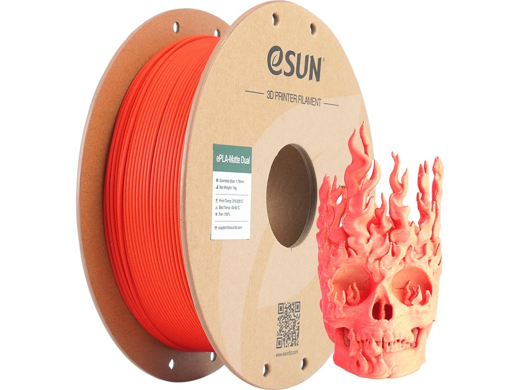 ESUN PLA MATTE DUAL 1,75mm RED YELLOW 1kg