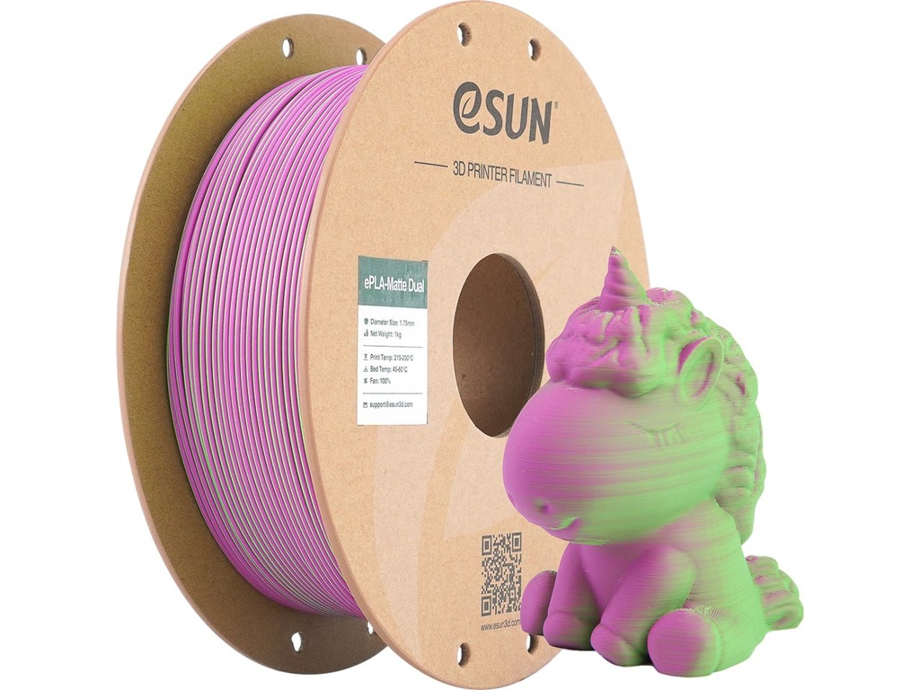 ESUN PLA MATTE DUAL 1,75mm GREEN PINK 1kg