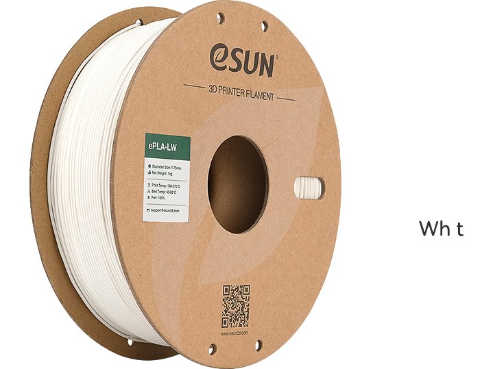 ESUN PLA LW 1,75mm WHITE 1kg
