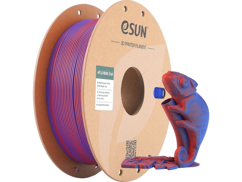 [109866440468] ESUN PLA MATTE DUAL 1,75mm RED BLUE 1kg