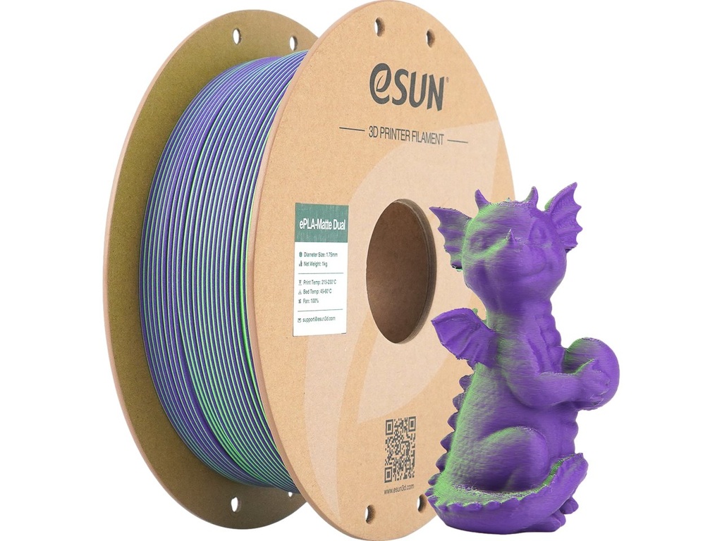 ESUN PLA MATTE DUAL 1,75mm GREEN PURPLE 1kg