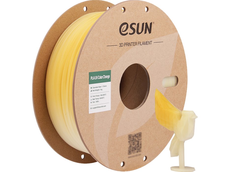 ESUN PLA UV 1,75mm YELLOW 1kg