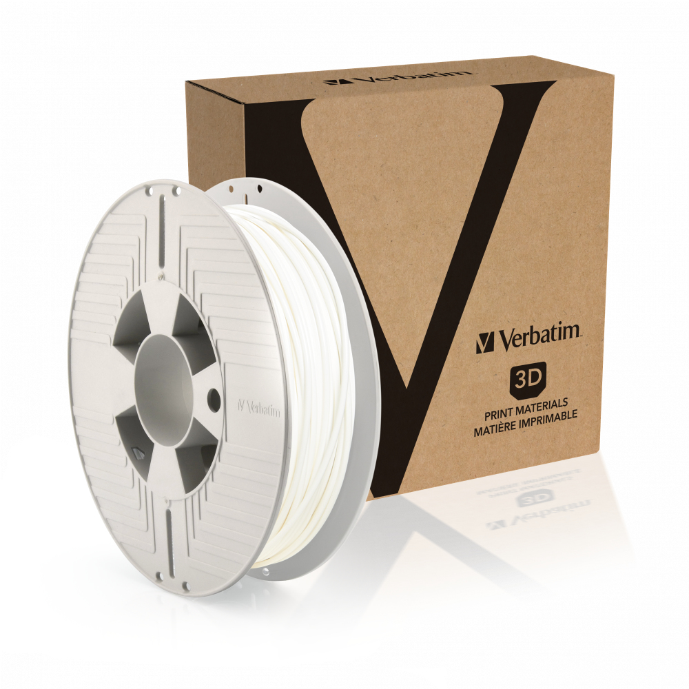 [109076440057] Verbatim 55512 3D-printmateriaal Thermoplastische elastomeer (TPE) Wit 500 g