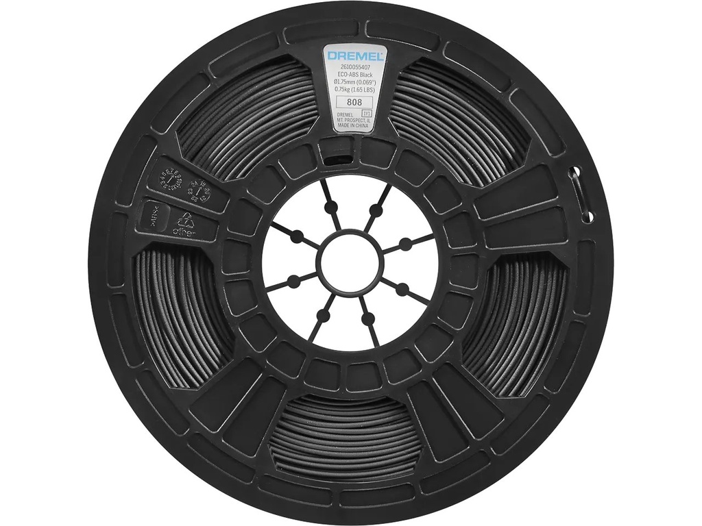 DREMEL DIGILAB ECO ABS 1,75mm BLACK 0,75kg