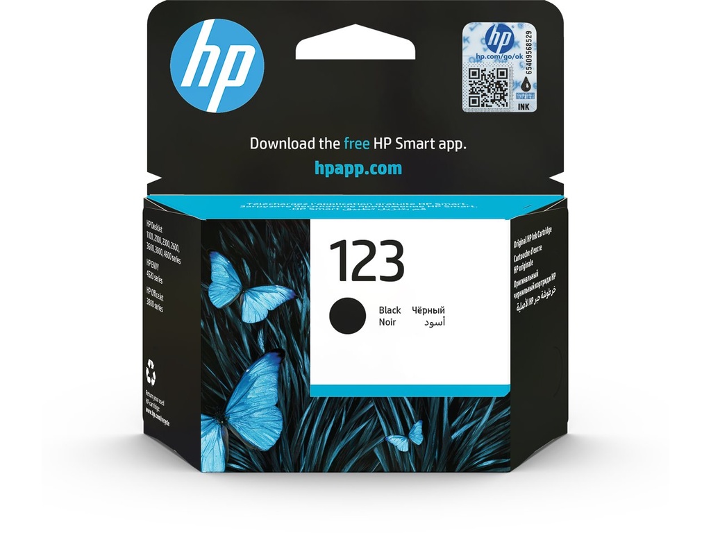 HEWLETT PACKARD F6V17AE HP 123 DJ ink black 120pages