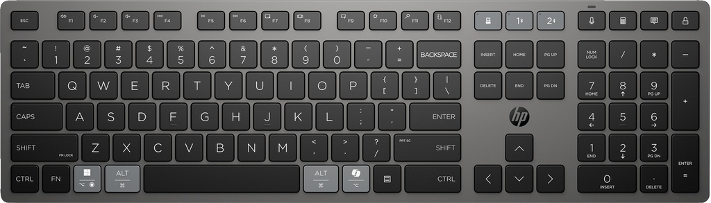 [410025440165] HP 725 Multi-Device Rechargeable Wireless Keyboard